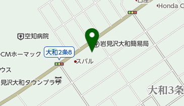 スズキ自販北海道スズキアリーナ岩見沢の地図画像