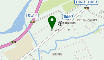 スズキアリーナaix札幌南の地図画像