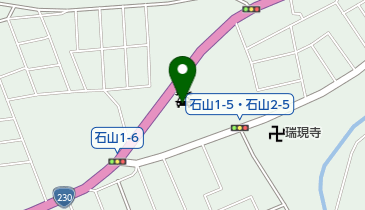 ジェームス石山店の地図画像