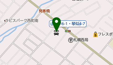 ジェームス琴似店の地図画像