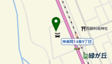 ジェームス神楽岡店の地図画像