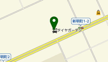 タイヤガーデン苫小牧の地図画像