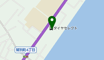 タイヤセレクト室蘭の地図画像