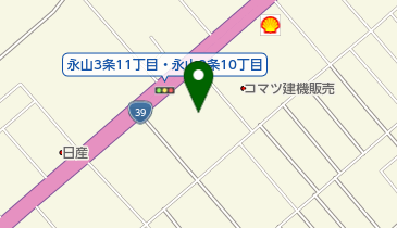 タイヤ流通センター旭川永山店の地図画像