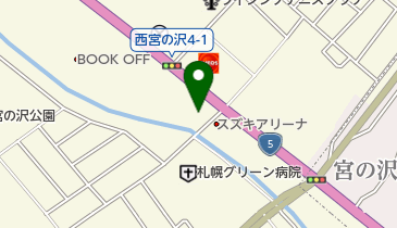 タイヤ流通センター札幌手稲店の地図画像