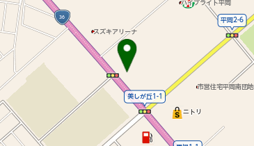 アップガレージ札幌平岡店の地図画像