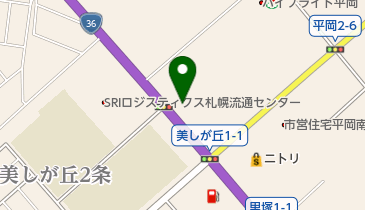 タイヤ流通センター札幌平岡店の地図画像