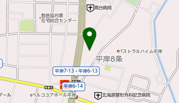 トヨタレンタリース新札幌豊平区役所羊ヶ丘通店の地図画像