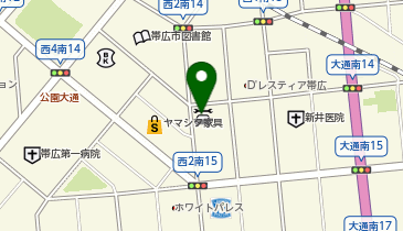 オリックスレンタカー帯広駅南口店の地図画像