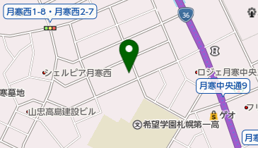 カーコンビニ倶楽部ニッセイ月寒店の地図画像