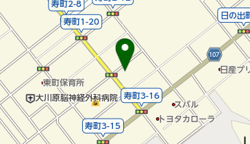 (株)くるまや室蘭の地図画像