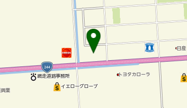 原田自動車工業斜里店の地図画像