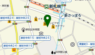 銀だこサンピアザ新さっぽろ店の地図画像