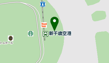 天丼てんや新千歳空港店の地図画像