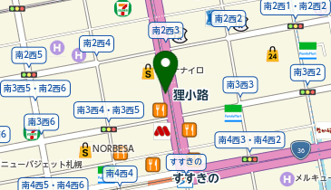 クリスピー・クリーム・ドーナツ札幌ポールタウン店の地図画像