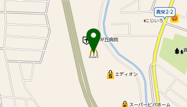 マクドナルド羊ヶ丘通清田店の地図画像