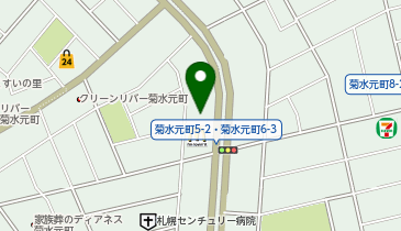 マクドナルド菊水元町店の地図画像