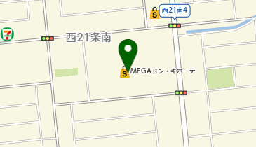 31アイスクリームMEGAドン・キホーテ西帯広店の地図画像