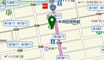 すき家札幌石山通南一条店の地図画像