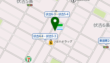 すき家札幌伏古店の地図画像