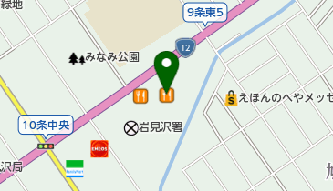 和食レストランとんでん岩見沢店の地図画像