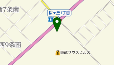 回転寿司根室花まる中標津店の地図画像