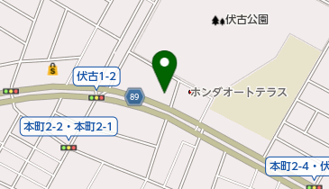 ぼくぜん伏古店の地図画像