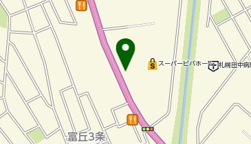 からやま手稲富丘店の地図画像