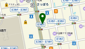 てっぱんのスパゲッティ札幌miredo店の地図画像