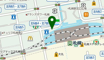 カフェ・ド・クリエ札幌駅北口店の地図画像