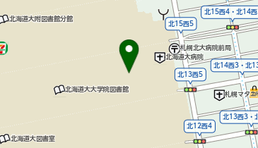 カフェ・ド・クリエホピタル北海道大学病院店の地図画像