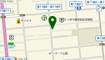 ラーメンの赤れんが南十二条店の地図画像