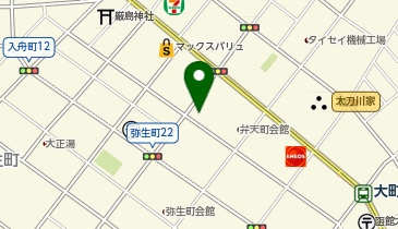 大国屋の地図画像