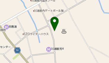 川湯温泉ホテルきたふくろうの地図画像