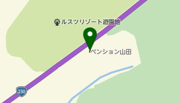 ペンション山田の地図画像