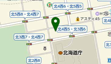 ホテルポールスター札幌の地図画像