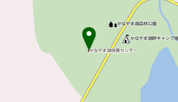 かなやま湖保養センターの地図画像
