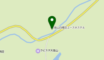 大雪山白樺荘ユースホステルの地図画像