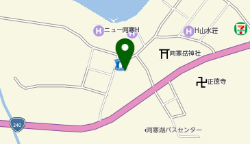 阿寒テラスの地図画像