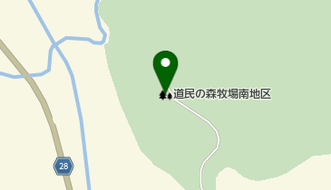 道民の森牧場南地区の地図画像