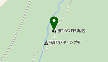 道民の森月形地区の地図画像