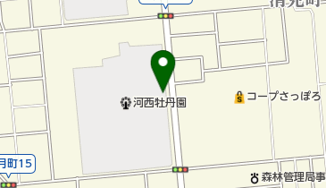 河西牡丹園の地図画像