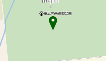 帯広の森球技場の地図画像