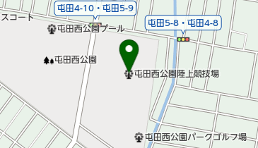 屯田西公園陸上競技場の地図画像