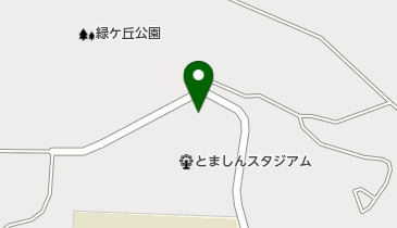 とましんスタジアムの地図画像