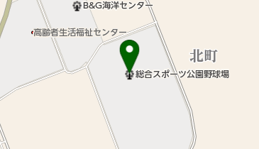 愛別町総合スポーツ公園野球場の地図画像