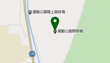 新篠津村運動公園野球場の地図画像