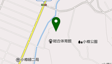 小樽市総合体育館の地図画像