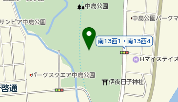 北海道立札幌中島体育センターの地図画像