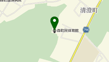 森町民体育館の地図画像